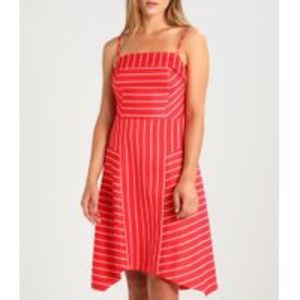 Banana Republic Handkerchief Hem Fit Flare Dress